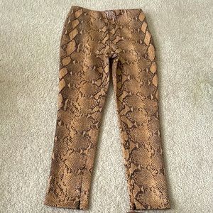 Zara Snake Skin Hi-Rise Legging